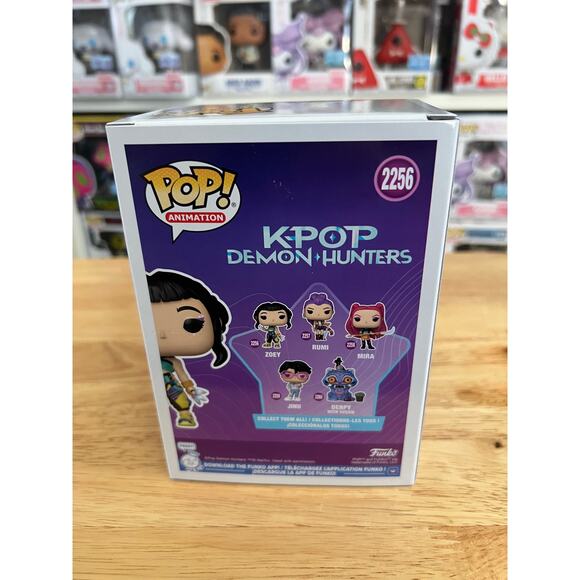 NEW IN HAND AUTHENTIC Zoey K-Pop Demon Hunters Funko Pop #2256 Huntr/X Animation - Picture 3 of 6